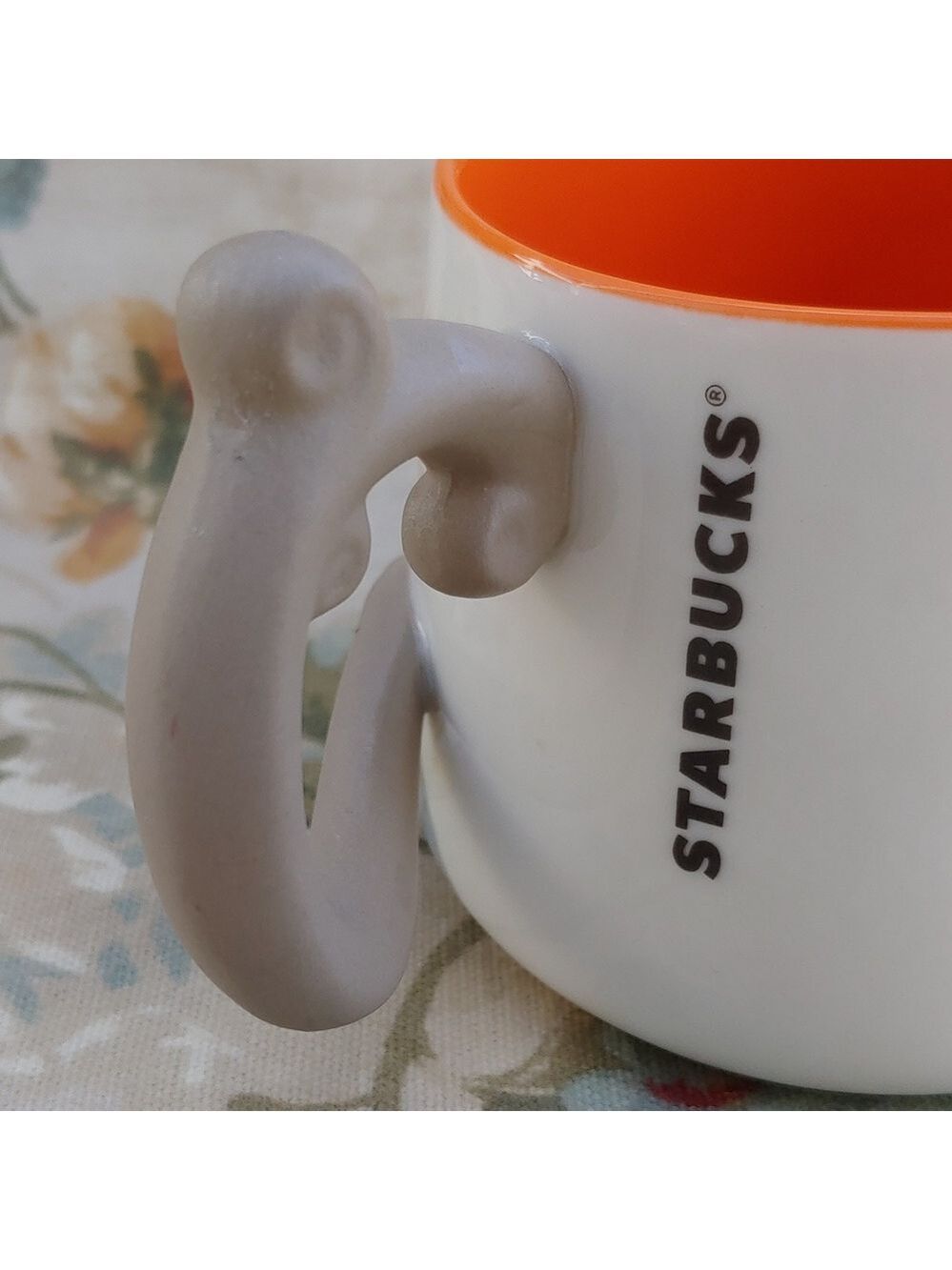 Starbucks Hawaii Limited Edition 2014 Volcano Mug with Unique Smoke Handle